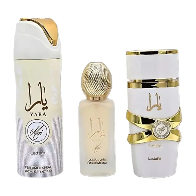 Yara Moi By Lattafa For Women EDT Spray (3pc Git Set) Lattafa