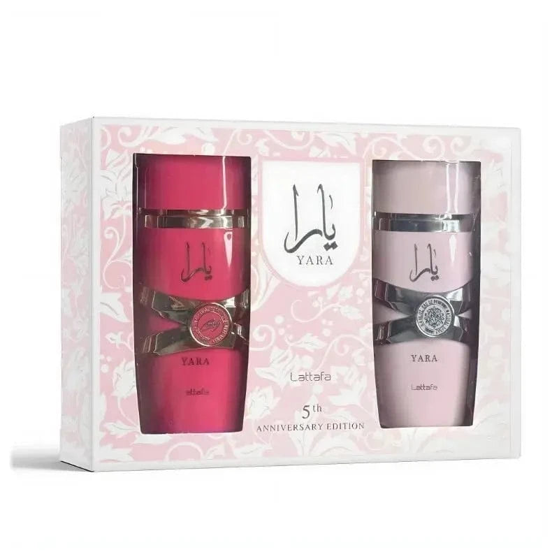 Yara by Lattafa 2Pcs Set  EDP Spray Lataffa