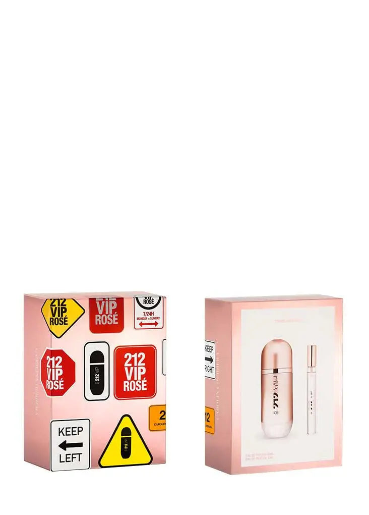 212 Vip Rose Set 2p 2.7oz W EDP Spray - perfumesandrea