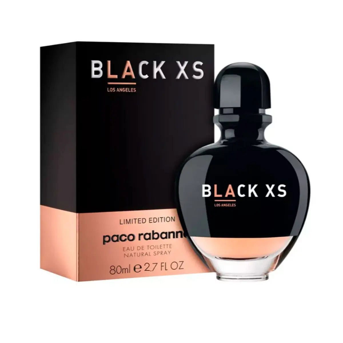Black Xs Los Angeles By Paco Rabanne For Women 2.7 oz EDT Spray - perfumesandrea