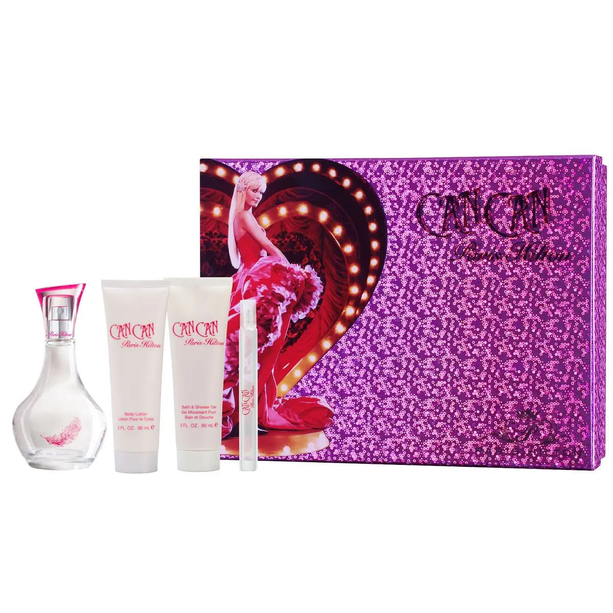 Can Can Paris Hilton Set 4p 3.4 oz W Spray - perfumesandrea