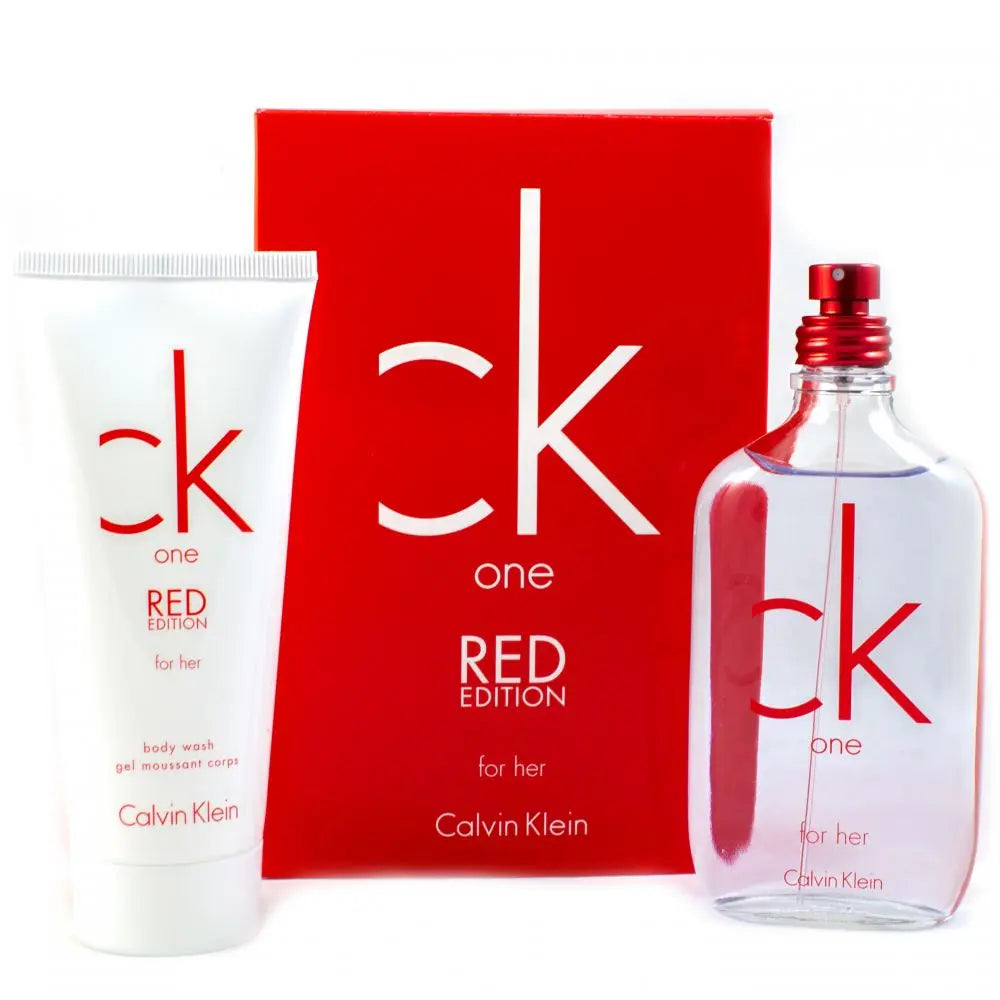 Ck One Red Set 2p 3.4 oz W EDT Spray - perfumesandrea