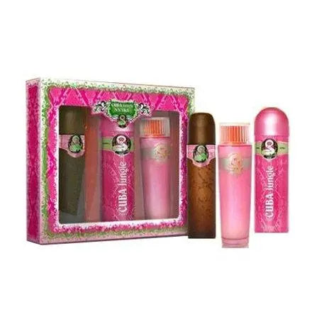 Cuba Snake Set 3p 3.4 oz W EDP Spray - perfumesandrea