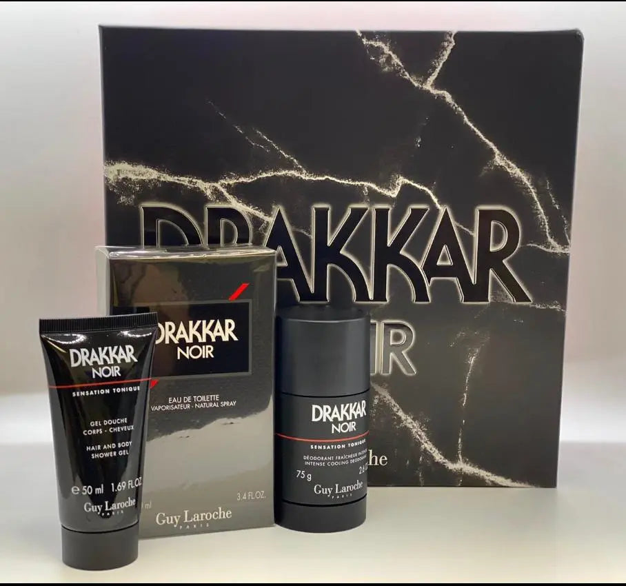 Drakkar Noir Set 3p 3.4oz M EDT - perfumesandrea