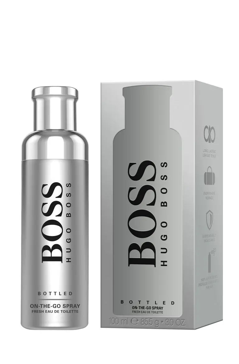 Grey On-The-Go By Hugo Boss For men 3.0 oz EDT Spray - perfumesandrea