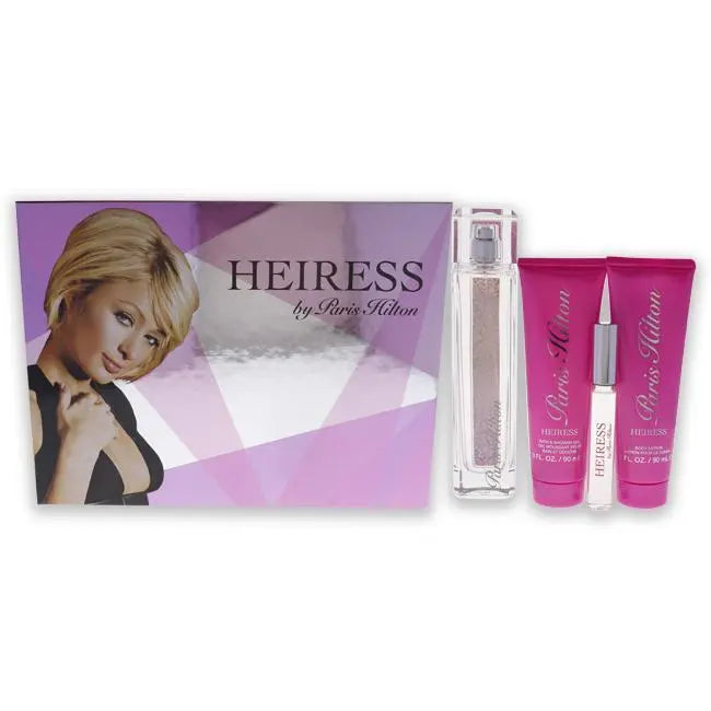 Heiress Paris Hilton Set 4p 3.4 oz W Spray - perfumesandrea