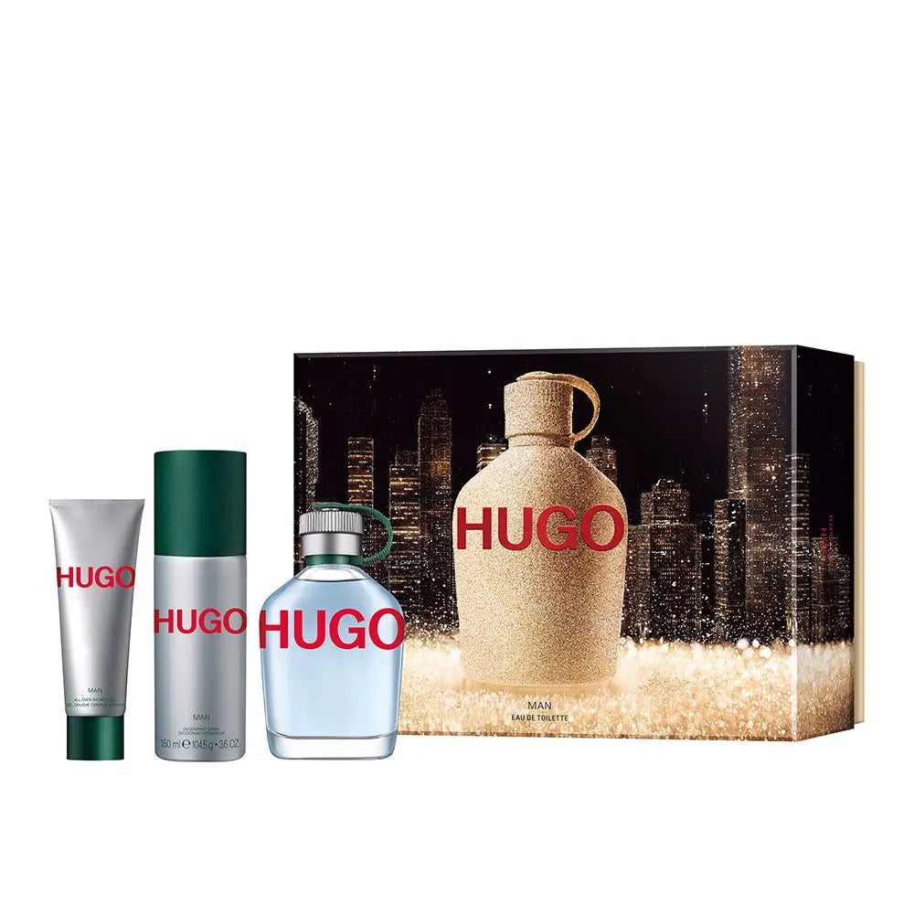 Hugo Green Set 3p 4.2oz M EDT Spray - perfumesandrea