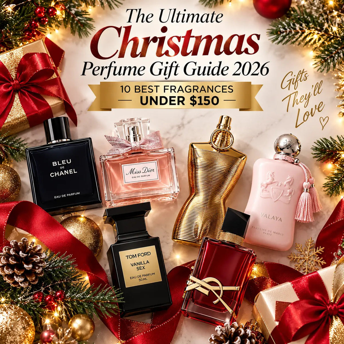 The Ultimate Christmas Perfume Gift Guide 2026: 10 Best Fragrances Under $150