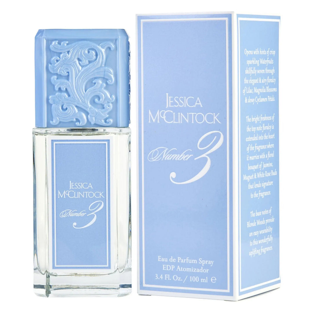 Number 3 By Jessica McClintock For Women 3.3oz EDP Spray