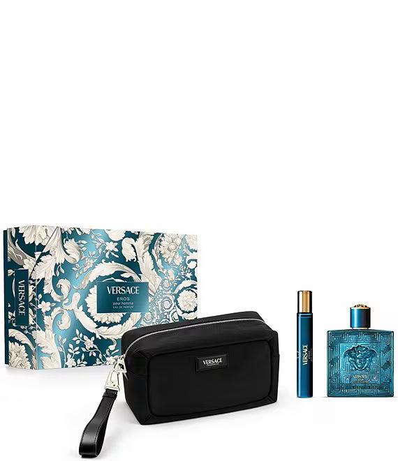 Eros by Versace - For Men 3Pcs Gift Set EDP Spray.