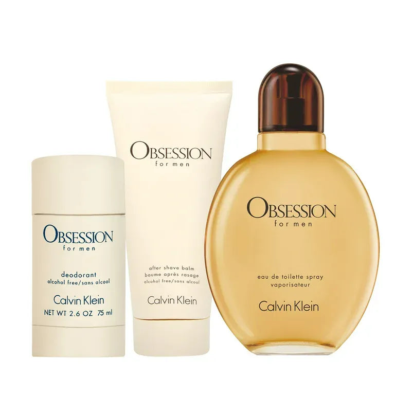 Obsession By Calvin Klein - For Men 3Pcs Gift Set EDT.