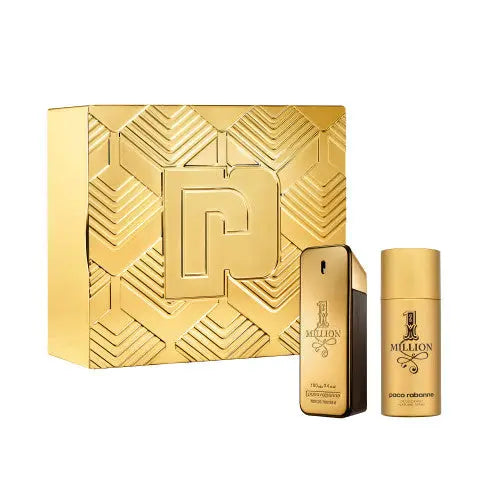1 Million By Paco Rabanne For Men Set 2pc 3.4oz EDT Spray