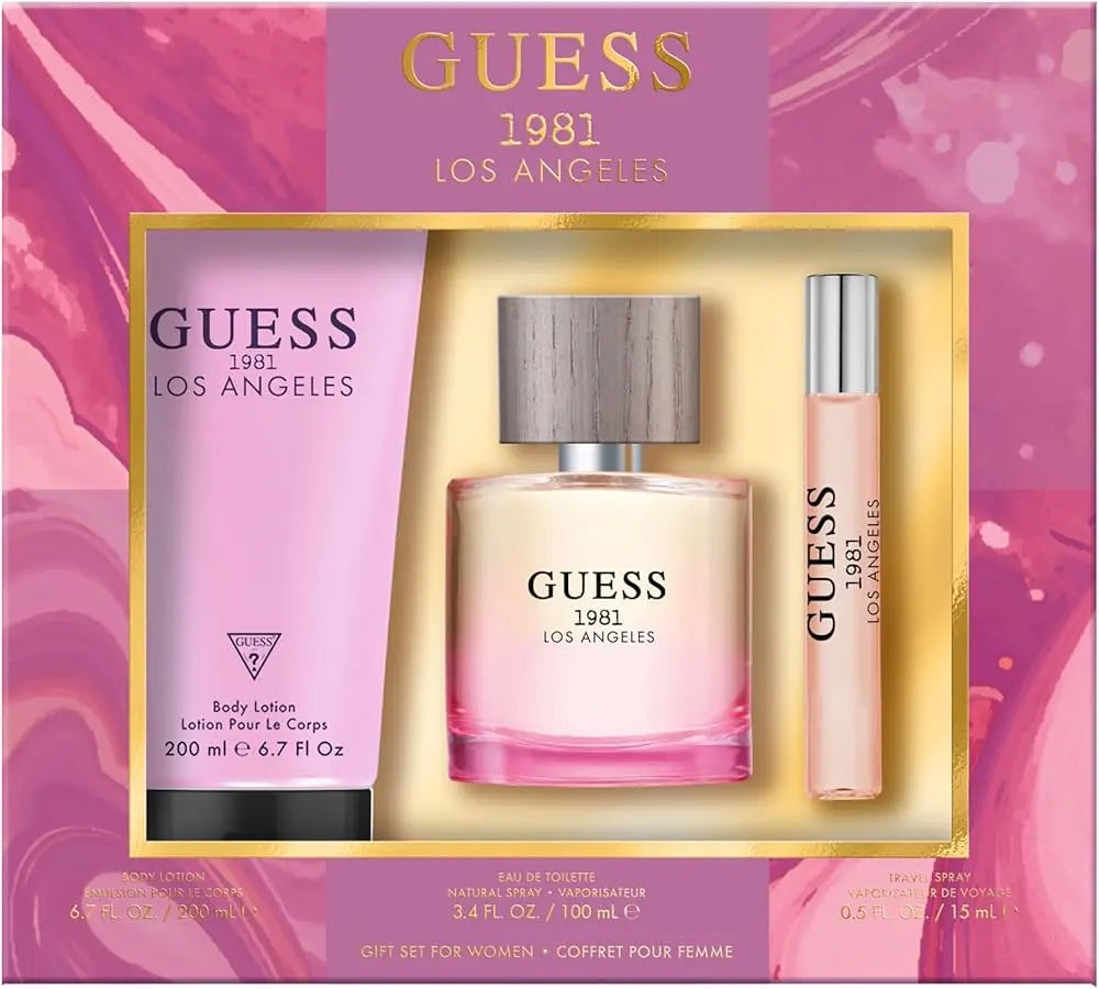 1981 Los Angeles By Guess For Women (3pc Set Gift) - perfumesandrea