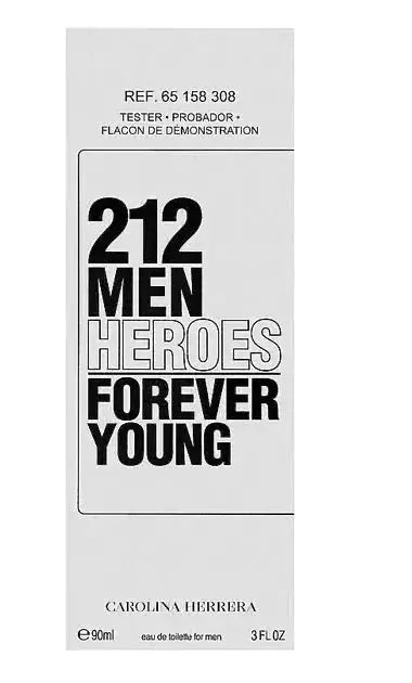 212 Heroes Forever Young Tester - For Men 3.0oz EDT