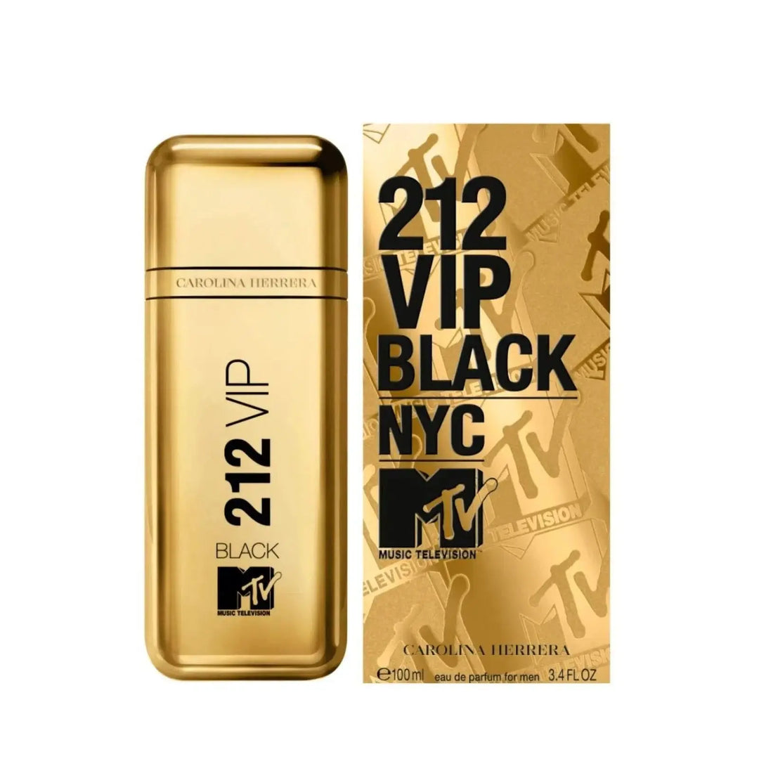 212 VIP Black MTV By Carolina Herrera For Men 3.4oz EDP Spray