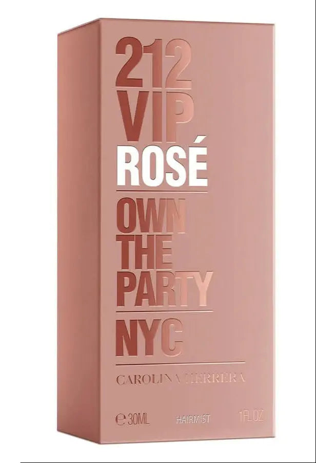 212 VIP Rose Hair Mist by Carolina Herrera for Women 1.0oz Spray 