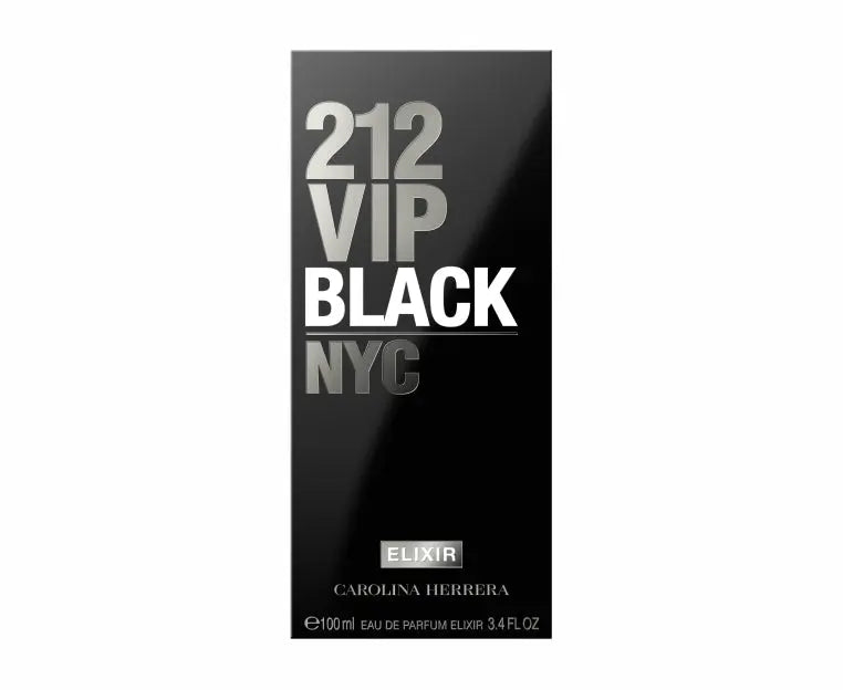 212 Vip Black Elixir By Carolina Herrera For Men 3.4oz EDP Spray Carolina Herrera