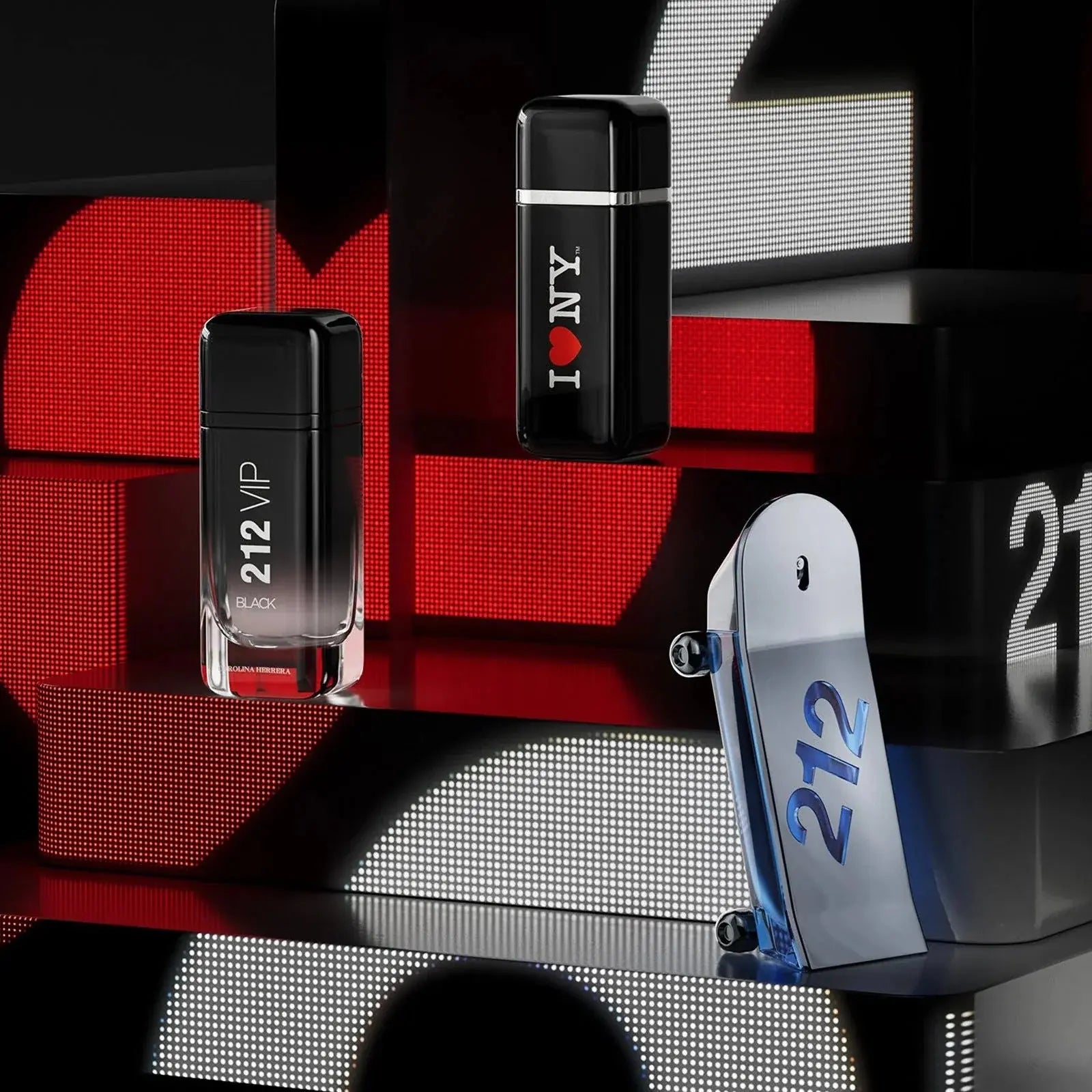 212 Vip Black I Love NYC By Carolina Herrera - For Men 3.4oz EDP Spray