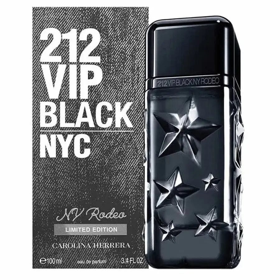 212 VIP Black Rodeo By Carolina Herrera - For Men 3.4oz EDP.