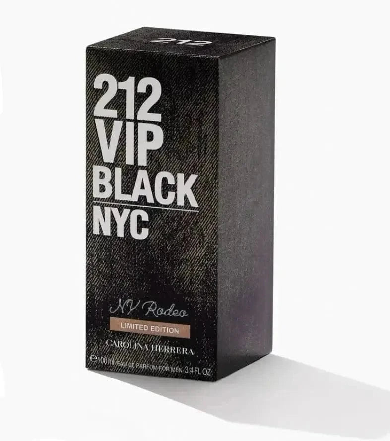 212 VIP Black Rodeo By Carolina Herrera - For Men 3.4oz EDP.