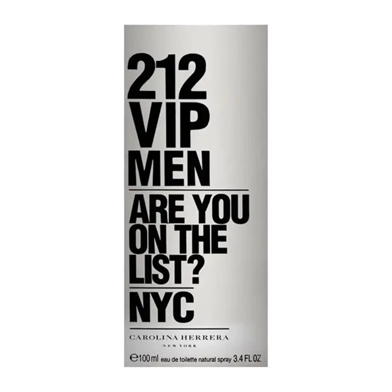 212 Vip Men By Carolina Herrera For Men 3.4 oz EDT Spray Carolina Herrera