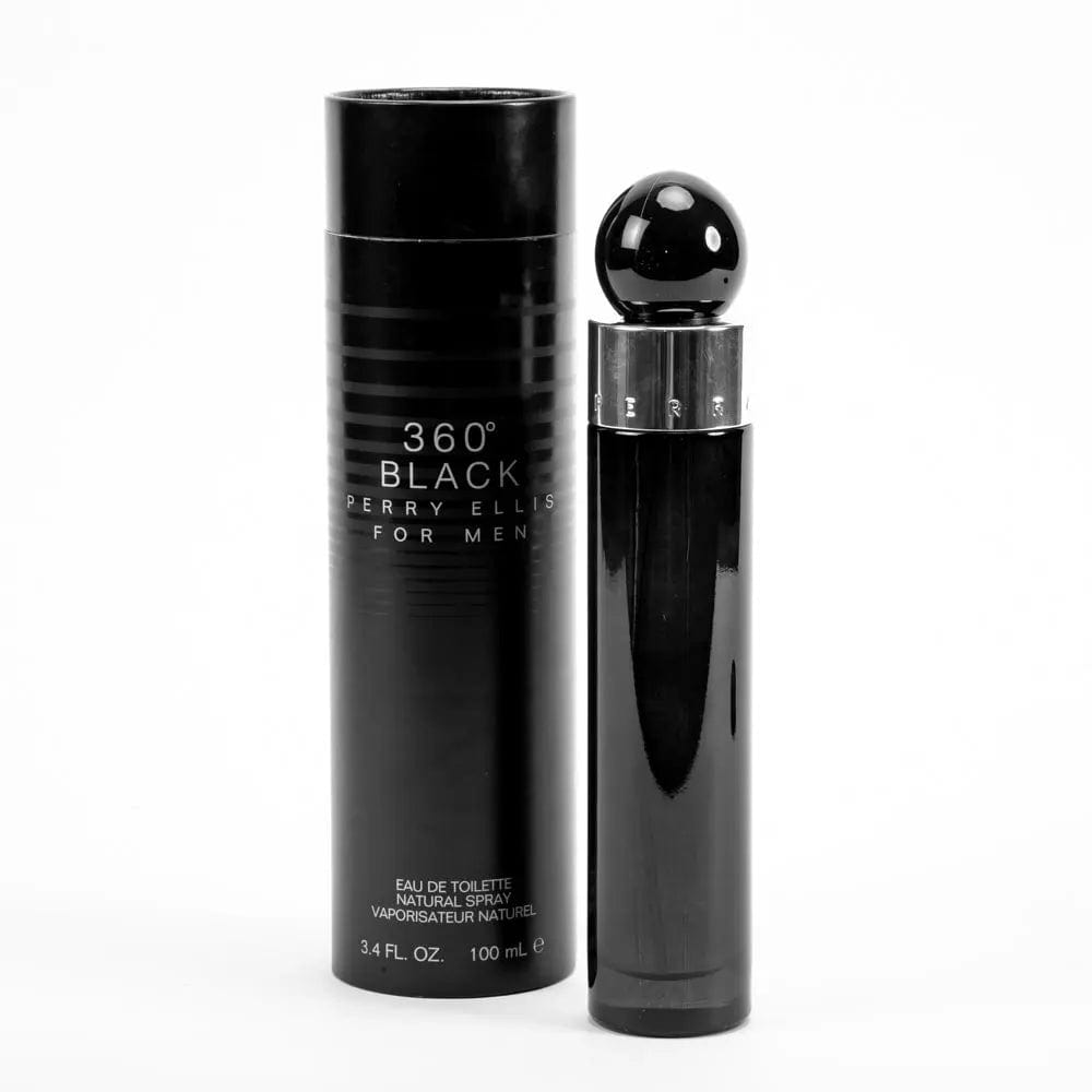 360 Black By Perry Ellis For Men 3.4oz EDT Spray Perry Ellis