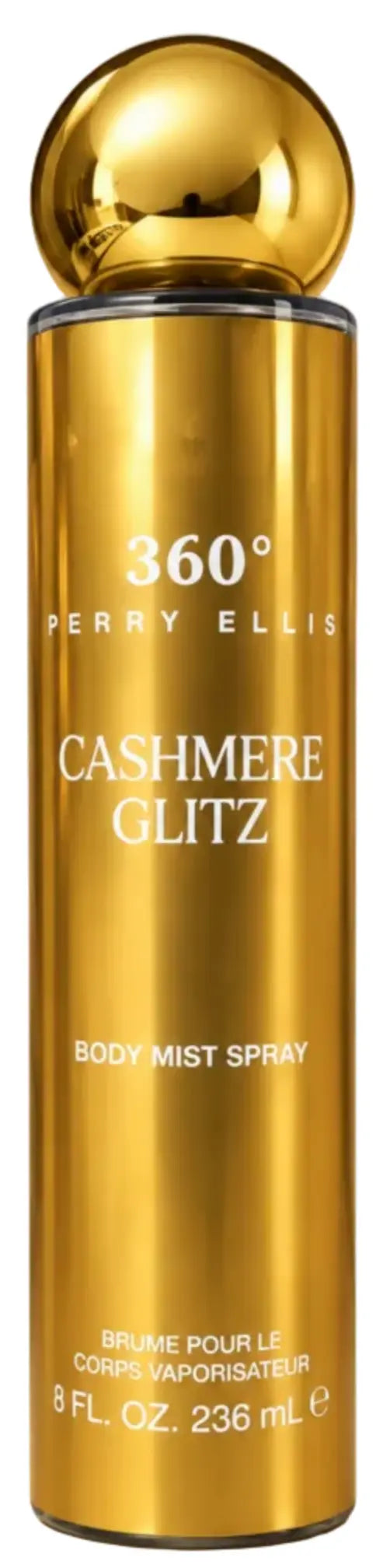360 Cashmere Glitz by Perry Ellis 8oz Women Body Mist