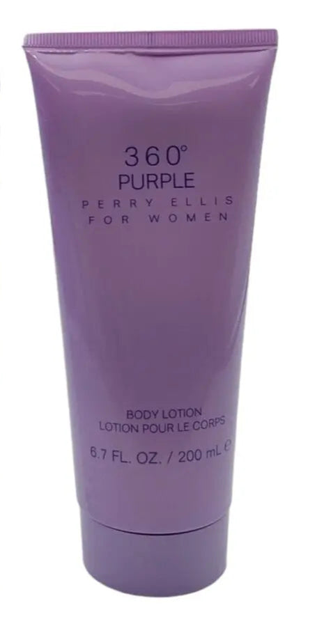 360 Purple By Perry Ellis For Women 4Pcs Set EDP Spray Perry Ellis