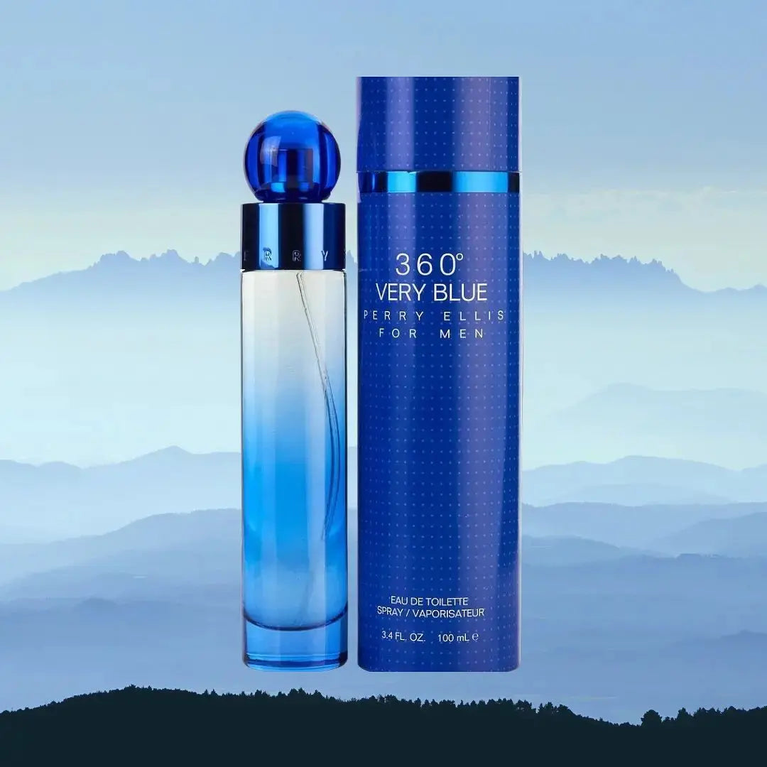 360 Very Blue by Perry Ellis - For Men 3.3oz EDT Spray
