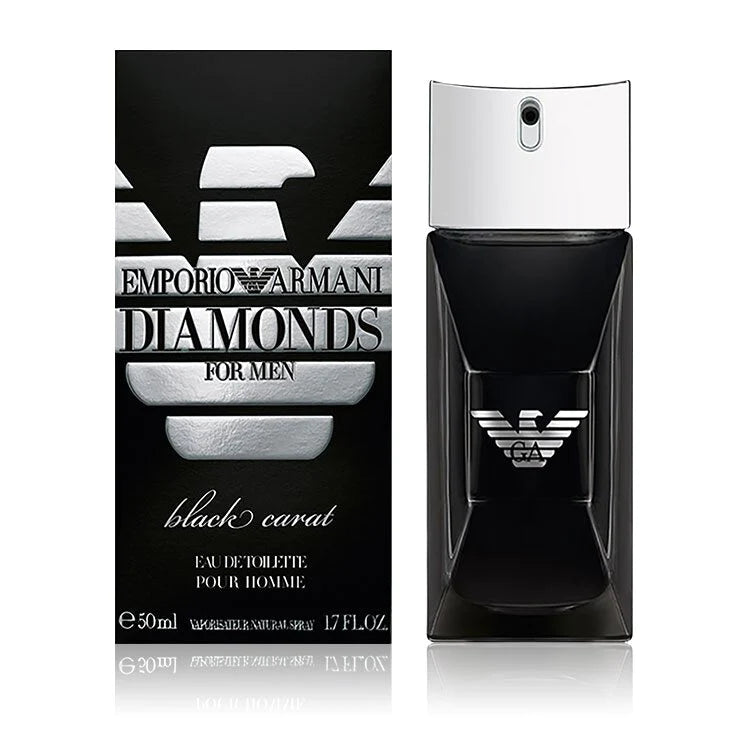 Emporio Diamonds Black Carat By Giorgio Armani For Men 1.7 oz EDT Spray