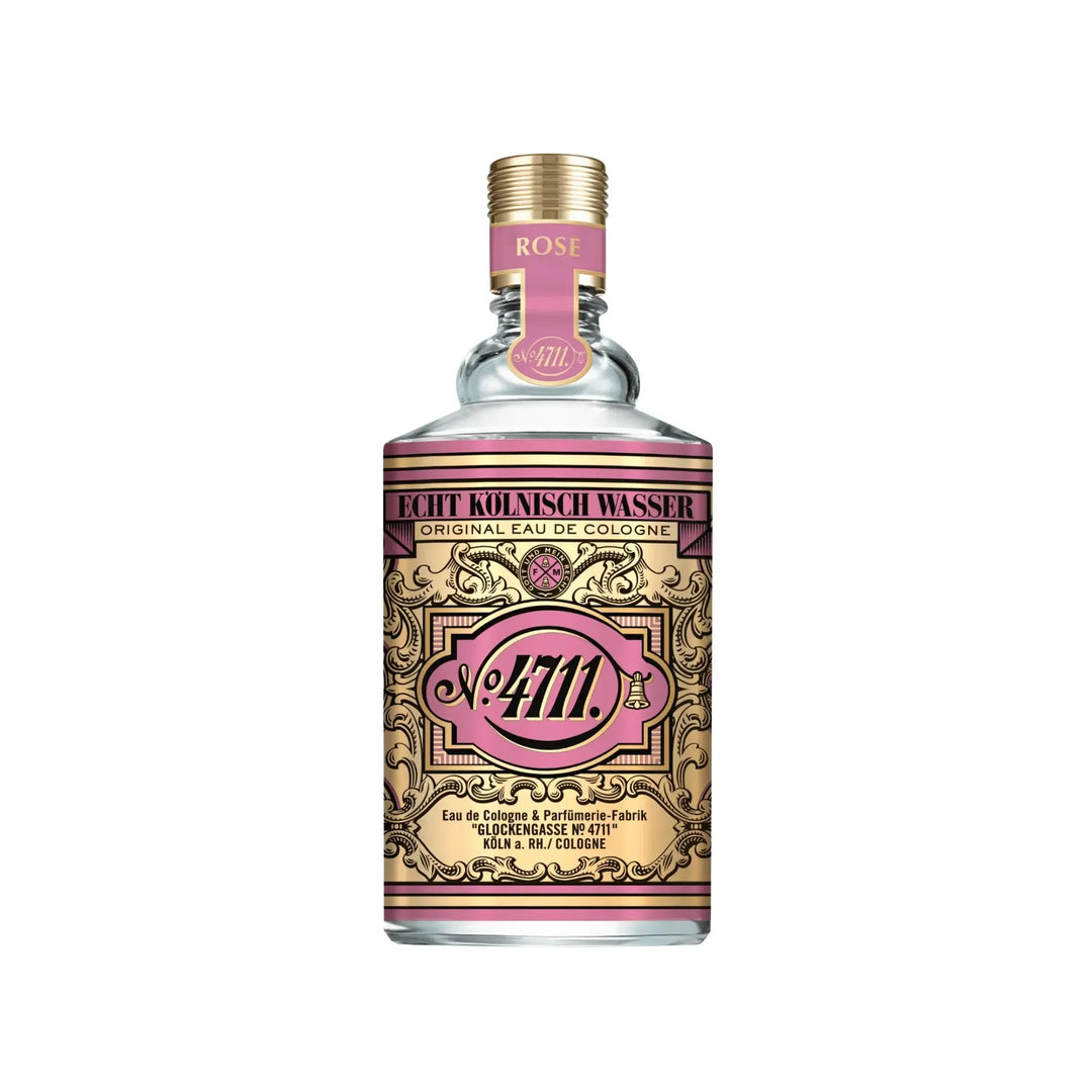 4711 Floral Collection Rose 3.4oz EDC bottle detail