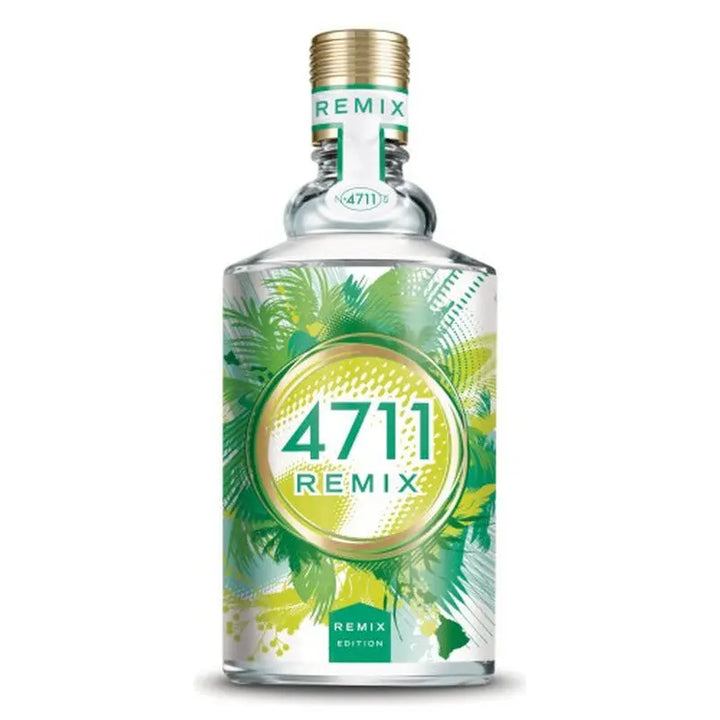 4711 Remix Green Oasis Unisex 3.4oz EDC bottle detail