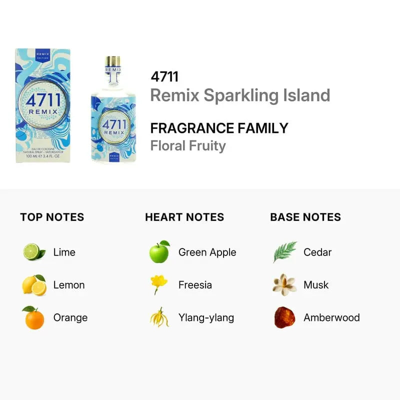 4711 Remix Sparkling Island refreshing summer fragrance for women