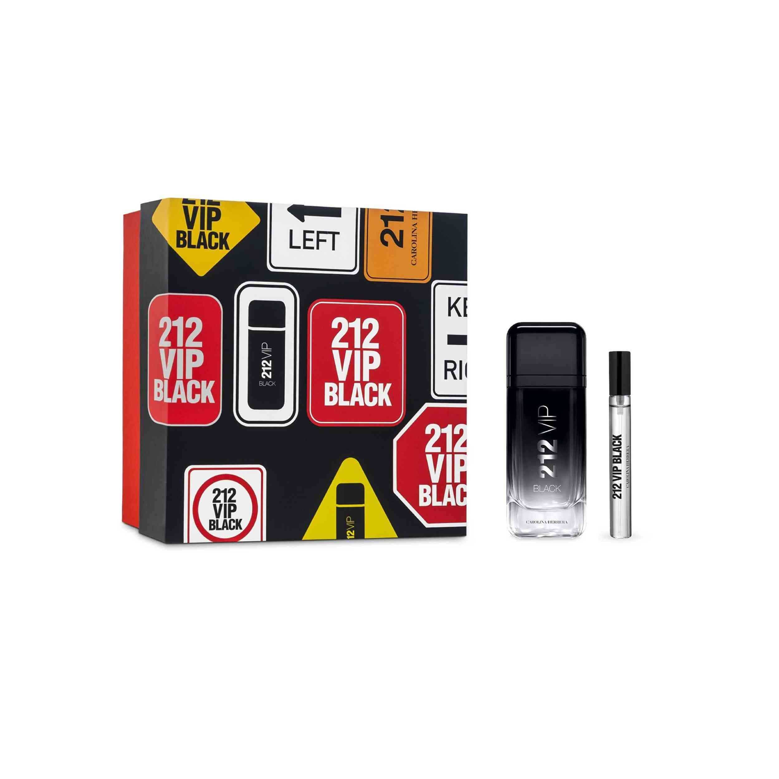 212 VIP Black By Carolina Herrera - For Men 2Pcs Gift Set EDP.