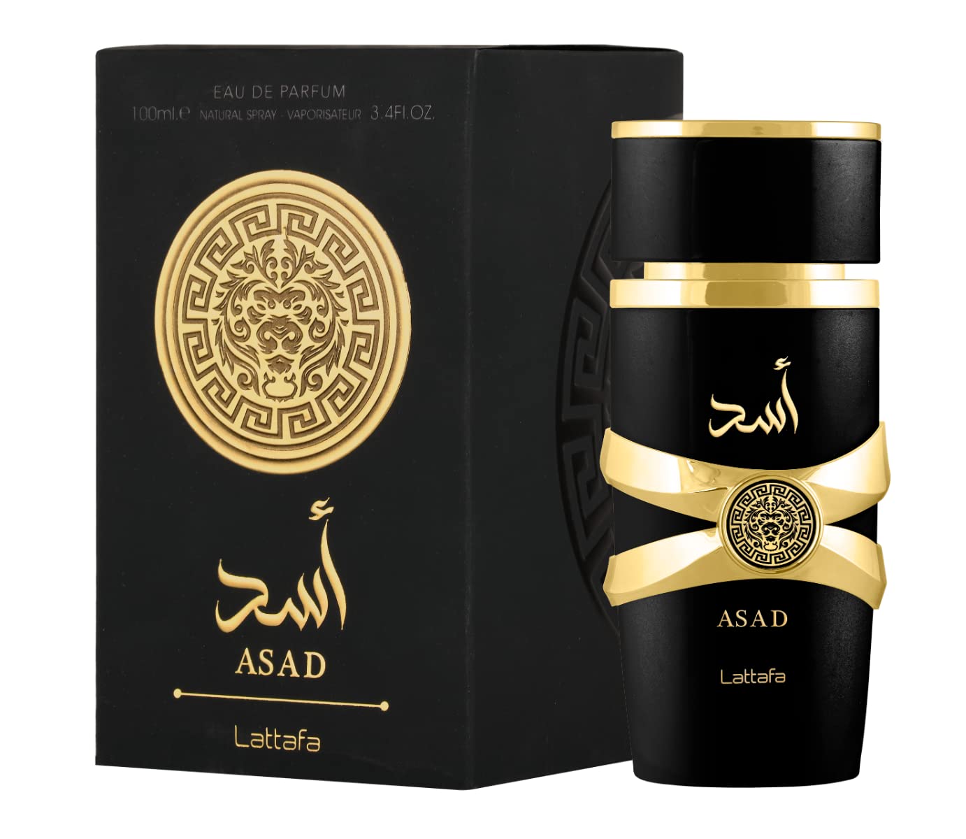 Asad By Lattafa Unisex 3.4 oz Eau de Parfum Spray