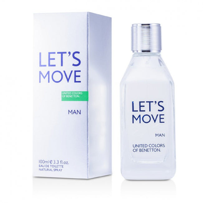 Let's Move By Benetton For Men 3.3 oz EDT Spray