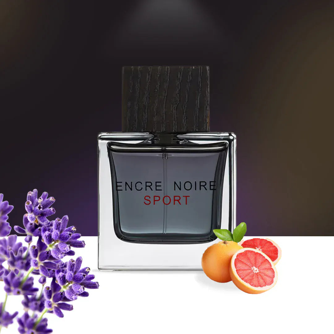 Encre Noire Sport by Lalique - For Men 3.3oz EDT Spray
