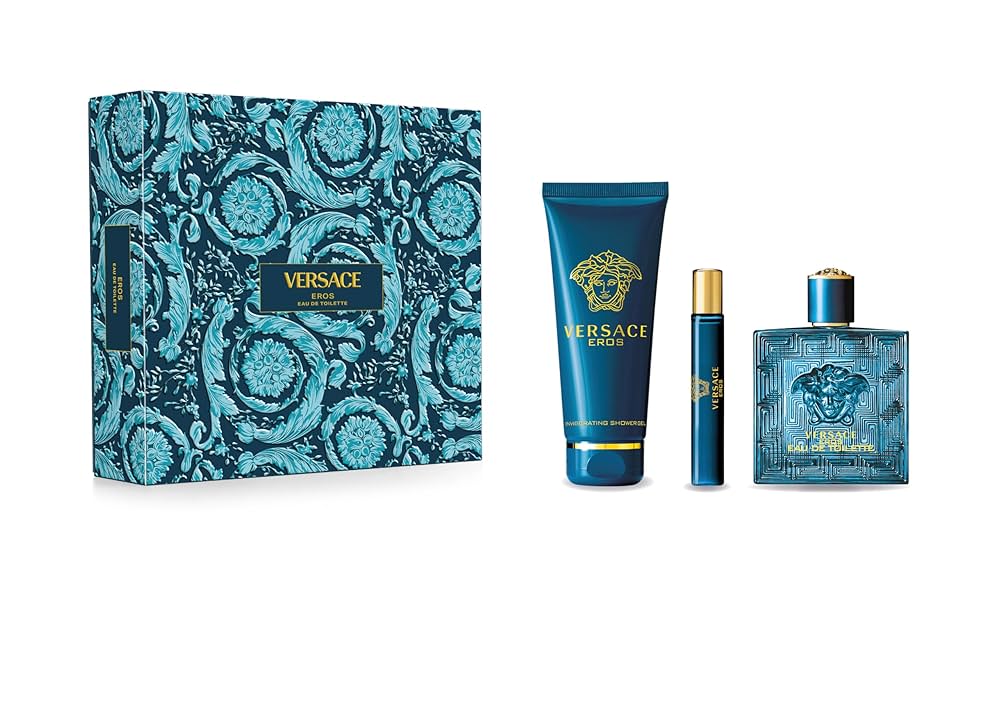 Eros by Versace - For Men 3Pcs Gift Set EDT Spray.