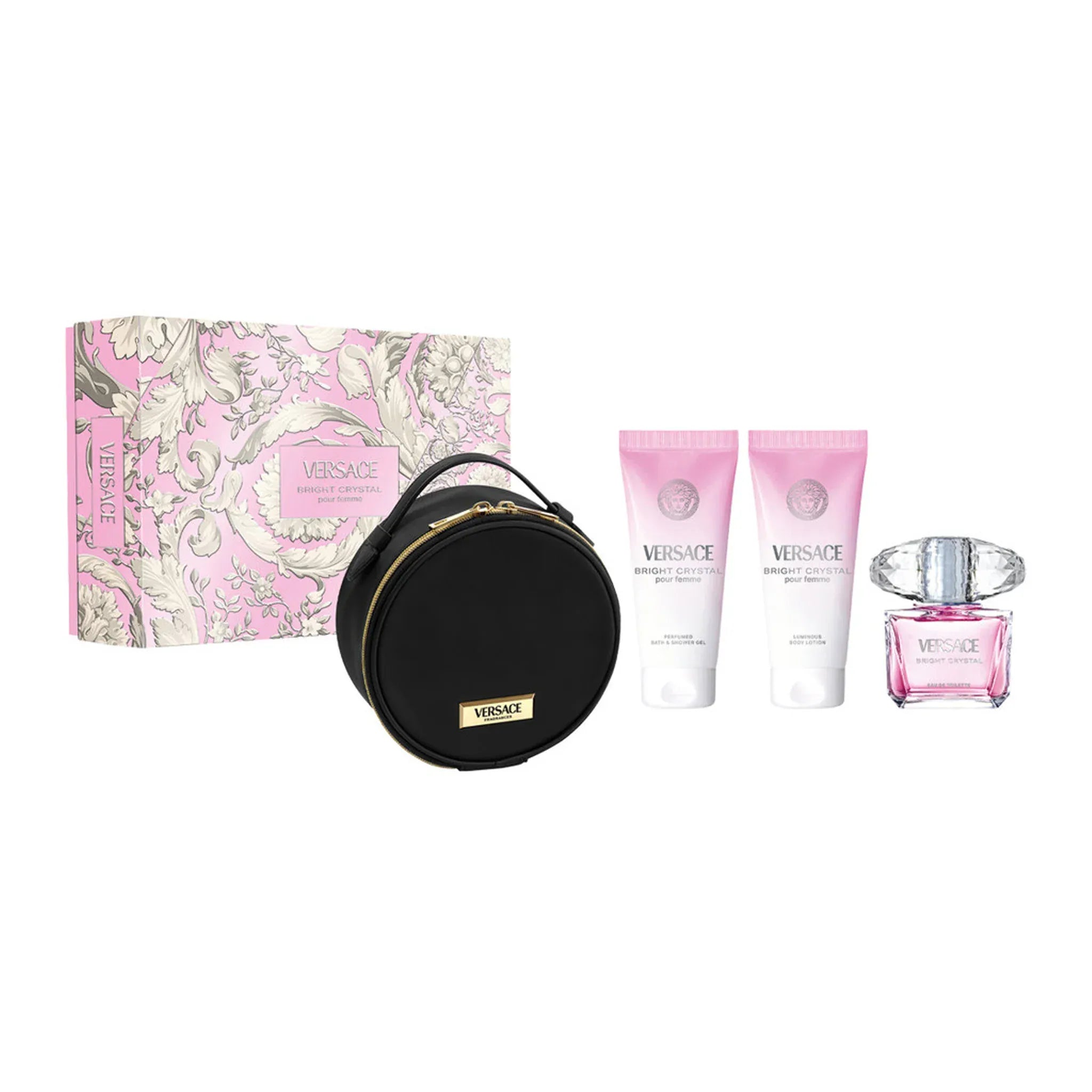 Bright Crystal by Versace - For Women 4Pcs Gift Set EDT