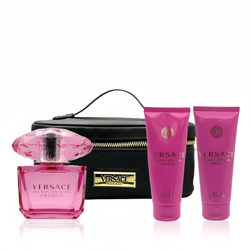 Bright Crystal Absolu By Versace 4-Piece Gift Set