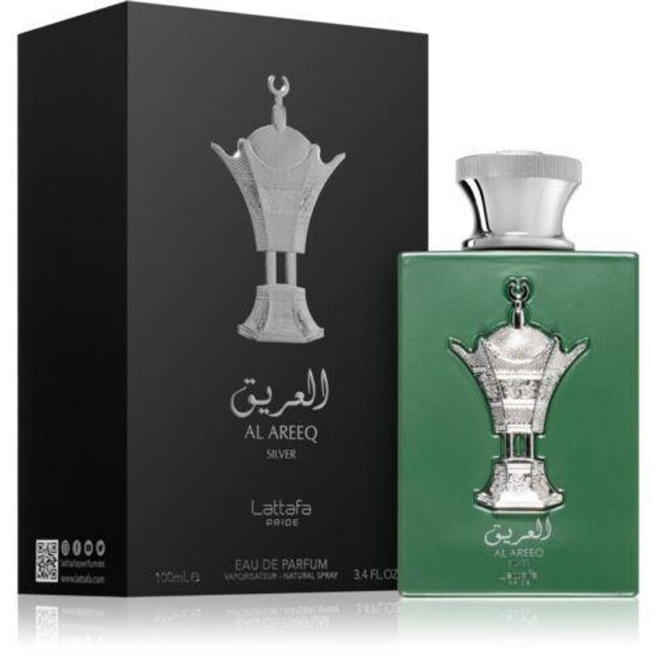 Al Areeq Silver By Lattafa Unisex 3.4 oz EDP Spary