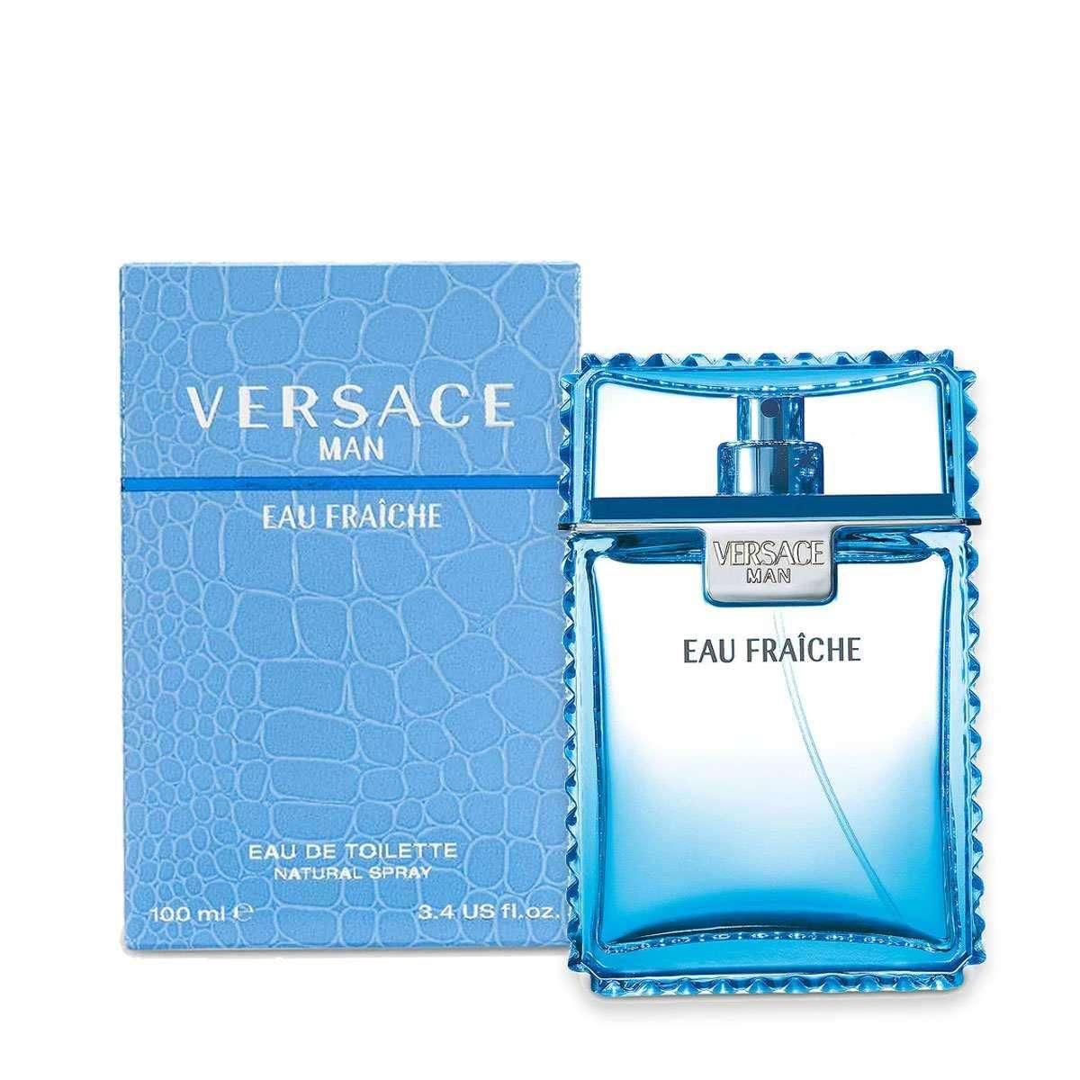 Versace Man Fraiche 3.4 oz Eau De Toilette Spray For Men