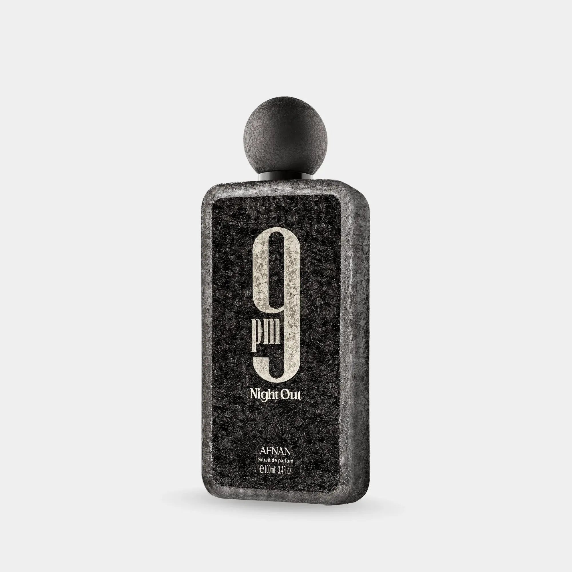 9PM Night Out by Afnan for Men 3.4oz EDP perfume bottle
