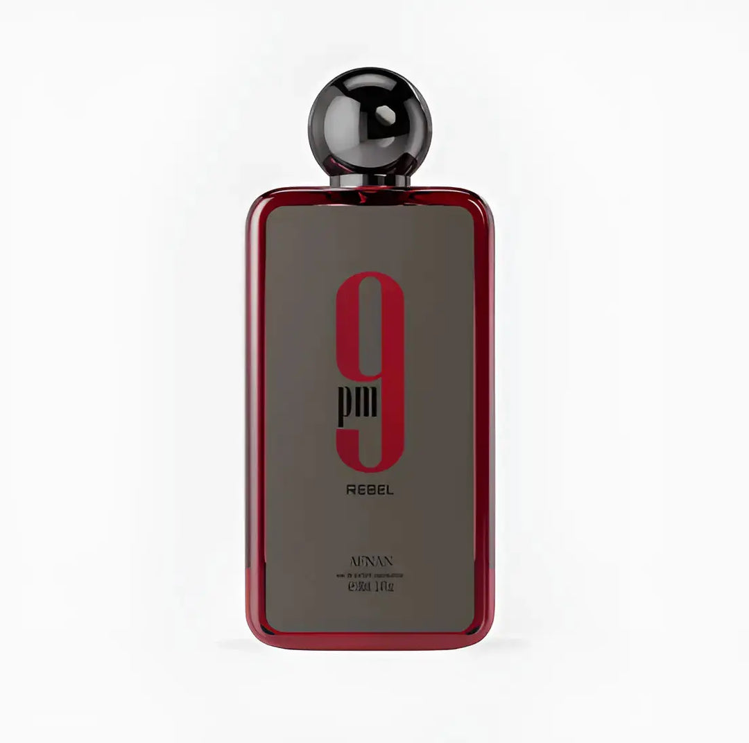 9PM Rebel by Afnan bold masculine fragrance for men
