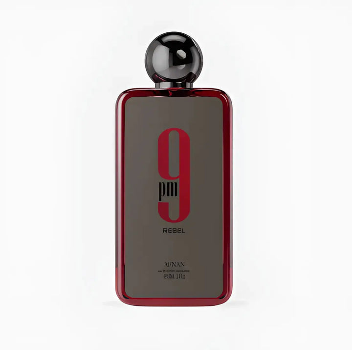 9PM Rebel by Afnan bold masculine fragrance for men
