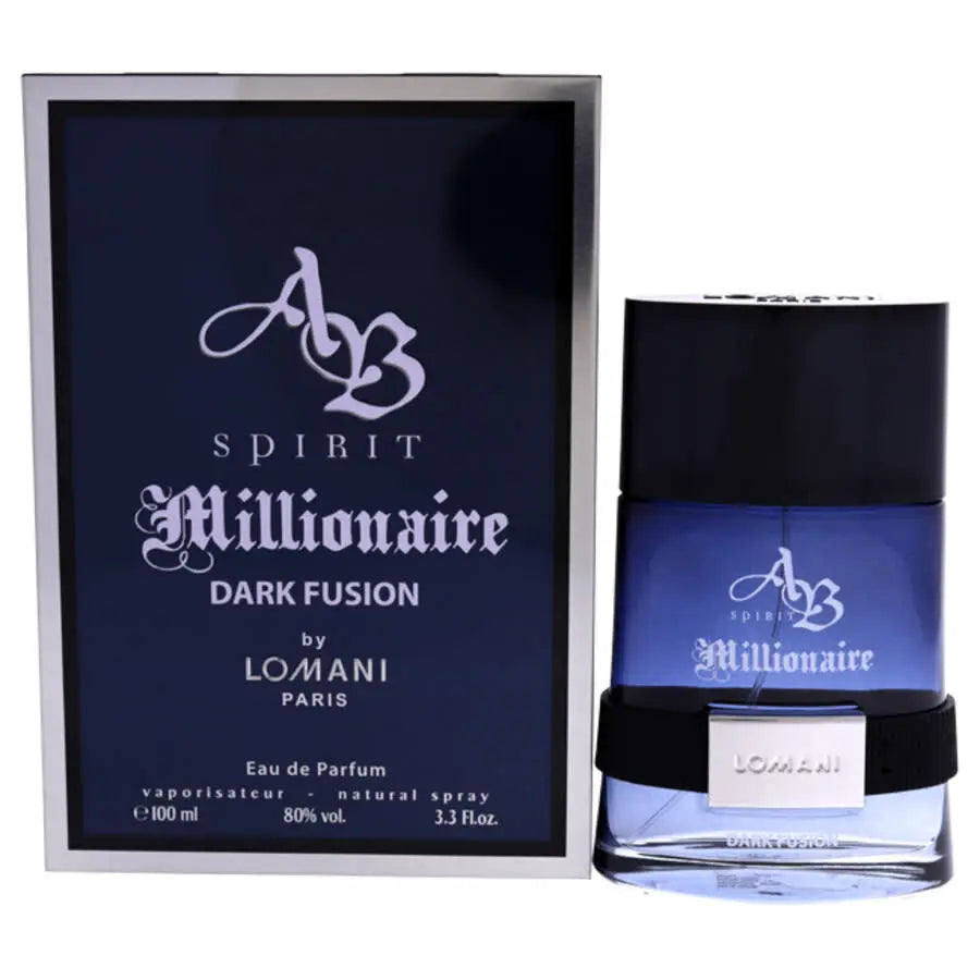 AB Spirit Millionaire Dark Fusion by Lomani For Men 3.3oz EDT Spray - perfumesandrea