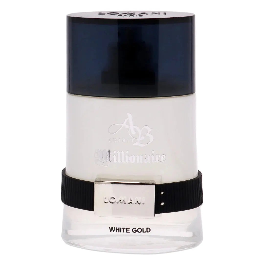 AB Spirit Millionaire White Gold By Lomani For Men 3.3oz EDP Spray - perfumesandrea