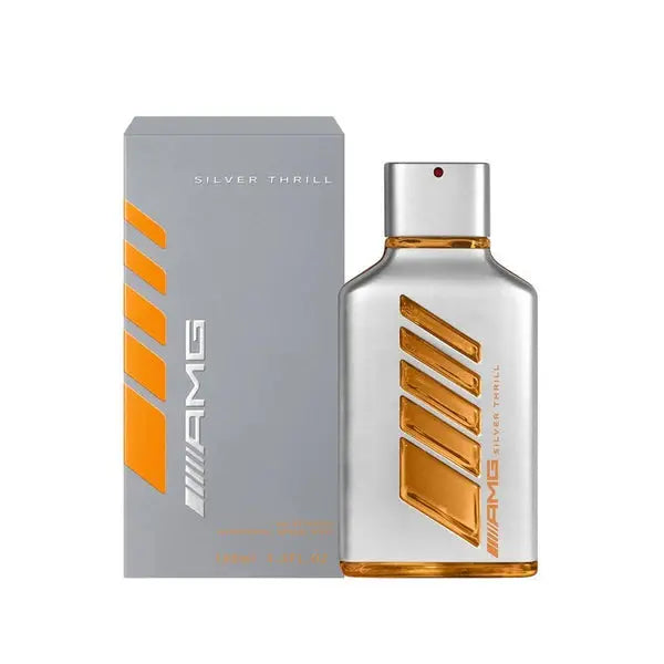 AMG Silver Thrill By Mercedes Benz For Men 3.3 oz EDP Spray - perfumesandrea