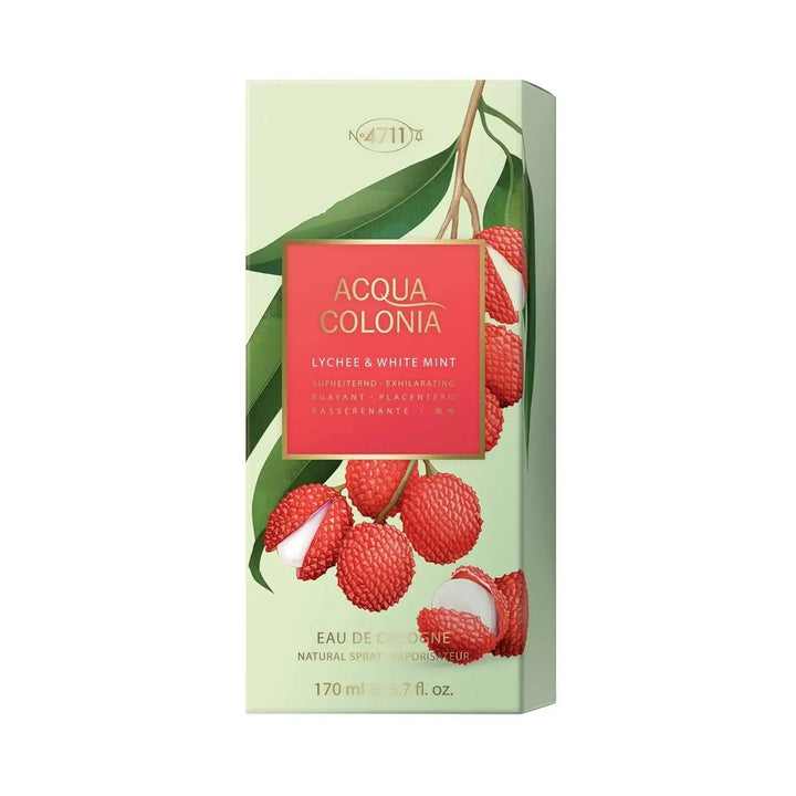 Acqua Colonia Lychee &amp; White Mint by 4711 5.7oz EDC original box