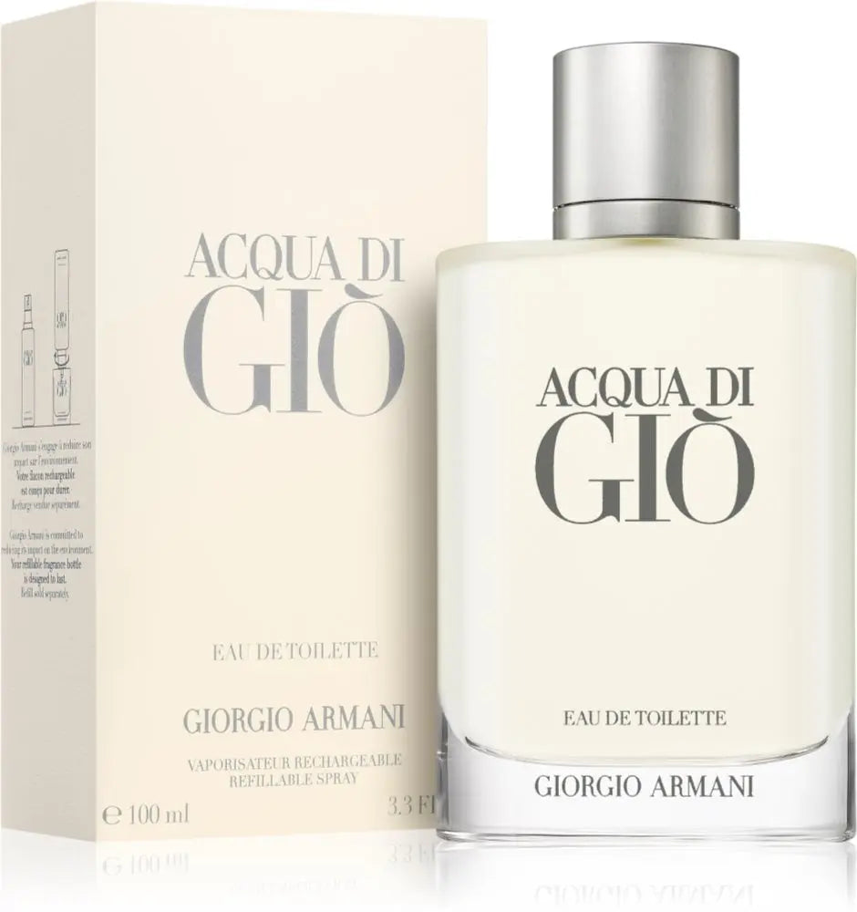 Acqua Di Gio By Giorgio Armani For Men 3.4oz EDT Spray Giorgio Armani